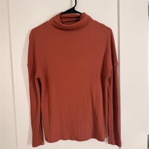 a new day Women's Cowl Neck Sweater in Rust